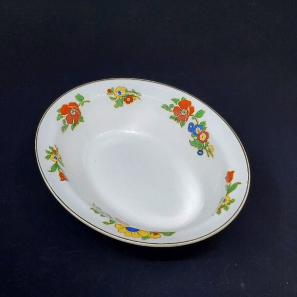 Vintage Johnson Bros Pareek Oval Serving Bowl Dish. 10x7.5". Made in England. - Picture 3 of 12